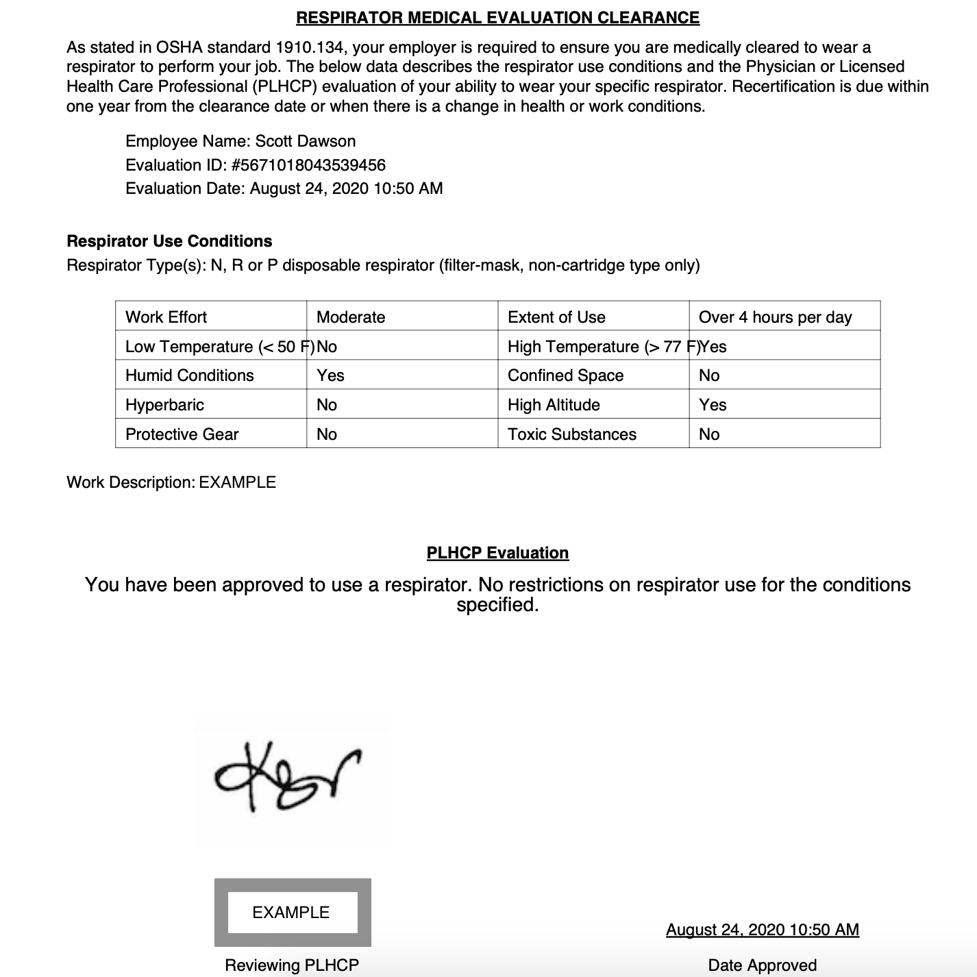 Respirator Medical Evaluation and Fit Tester Training